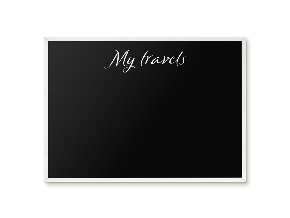 Magnetic Glass Board My Travels For The Hall Espelharte (70x50 Cm)
