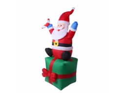 Boneco de Natal Inflável Santa Claus de 6 Pés LAXISCREED