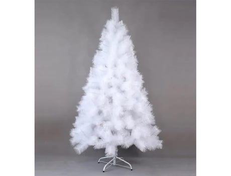 Árvore De Natal Pinho Clássico Decoração Natalícia Interior E Exterior 210 Cm 2,1M Branco COSHANO