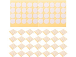 Shineofi Adesivos Dupla Face Compactos Em Pontos, 30-folhas, Material Ps, Fácil Remoção Para Base De Pavio Vela