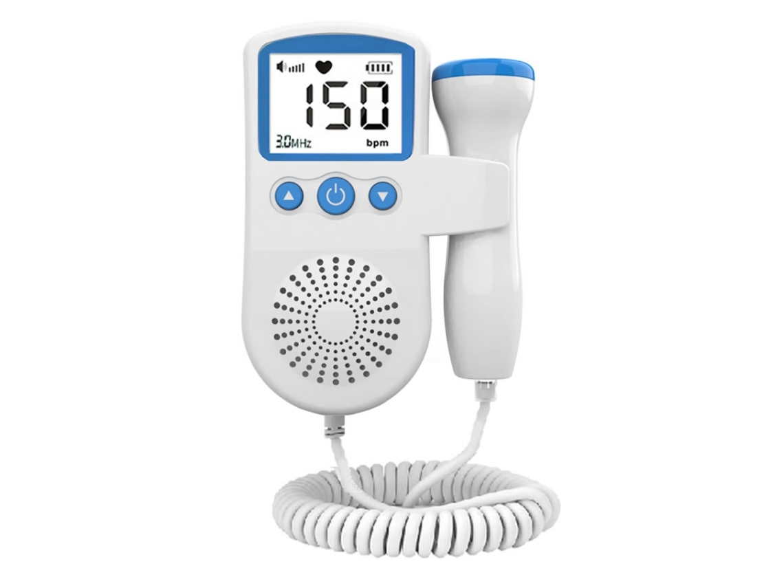 Monitor Cardíaco Fetal 3.0mhz Bateria Pré-natal