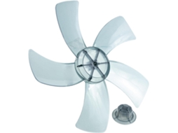 Pás De Plástico Preto Veemoon Com 5 Lâminas Para Ventilador Mesa, Fáceis De Substituir E Limpar, Compatíveis Com
