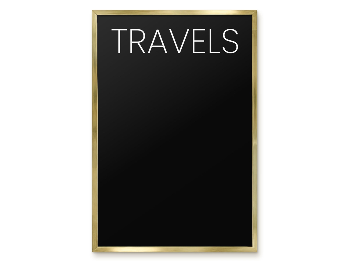 Quadro magnético de parede para viagens, ideal para o quarto, Espelharte (40x60 cm)