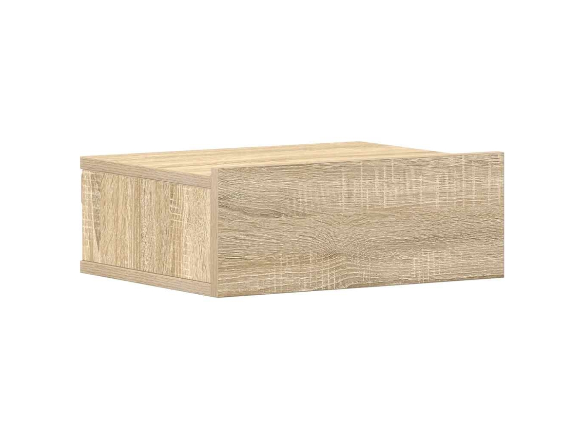 Mesa Cabeceira Suspensa Madeira Derivados Carvalho Sonoma MAISON EXCLUSIVE
