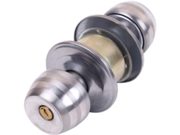 Fechadura Wooneky Em Aço Inoxidável Com Formato De Bola, Elegante E Para Portas De Quartos Banheiros Distância Entre As