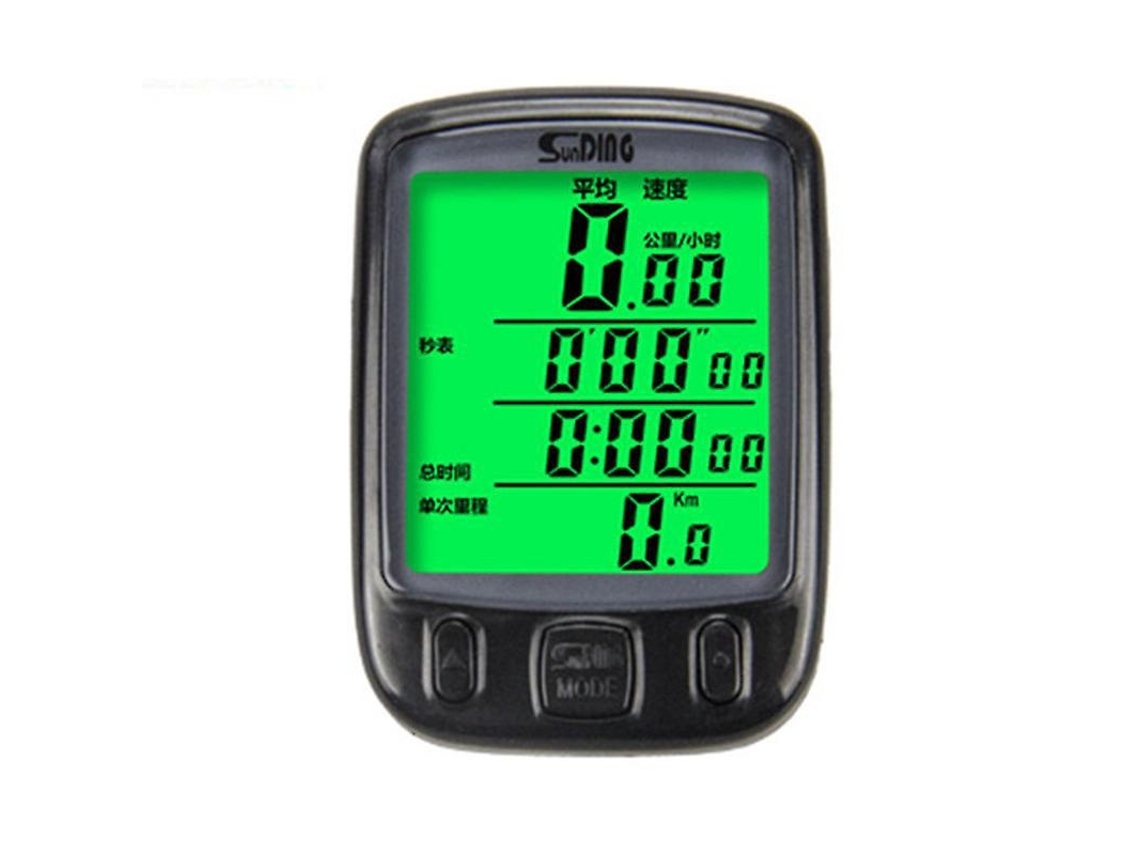 Lurelia Ciclocomputador De Bicicleta Sem Fio Com Velocímetro, Hodômetro, Calorias, Tempo, Temperatura E Luz De Fundo Led