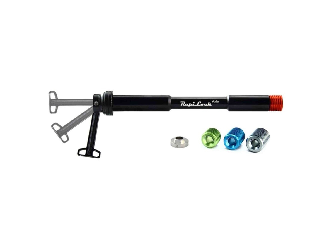 Eixo Passante Dianteiro Mtb Prateado 15 X 100/110 Mmrapilock