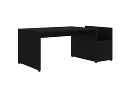 Mesa de centro 90x45x35 cm Derivados de Madeira Preto MAISON EXCLUSIVE