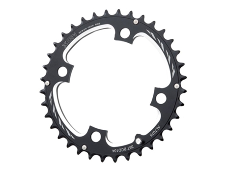 Xon 104 Bcd External Chainring Prateado 36t