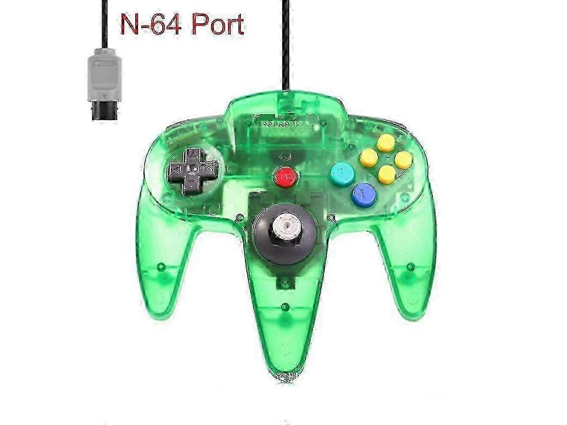 Pacote Com 2 Controles Com Fio Vintage De 64 Bits Para N64, Para Substituição De Gamepad De Jogos Retrô Ly Ebike
