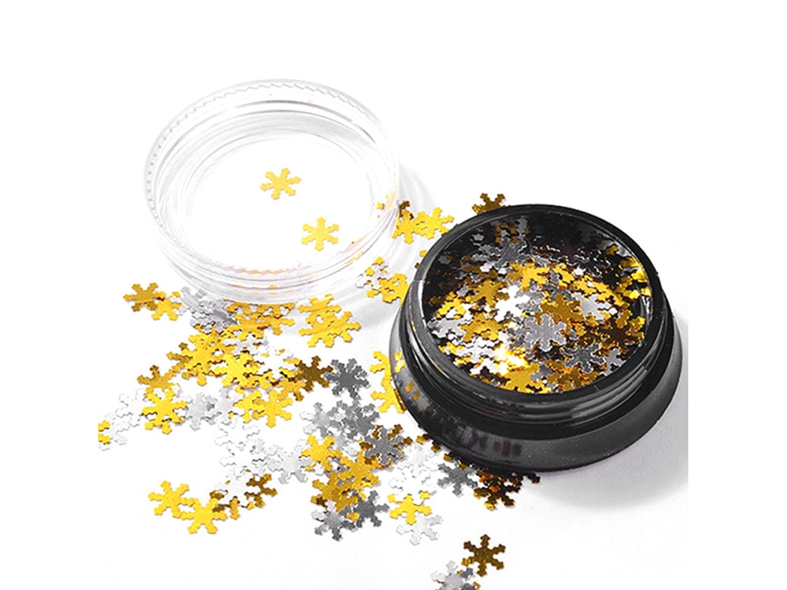 Stickers De Strass E Lentejuelas Diy Para Unhas Em Forma De Neve E Cores Mistas Glitter Decoração De Manicure 06