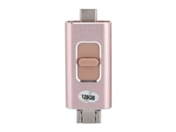 Pen Drive Usb 4 Em 1 Para Telefones Apple E Interface Type-c Android