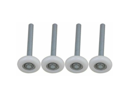 4 Unidades Rolamentos Esféricos De Porta De Garagem Em Nylon Com Eixo De 115 Mm