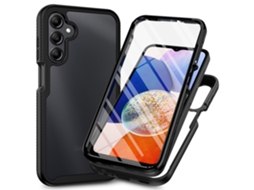Capa Película Transparente Preto Compatível Com Samsung A16 + Pro