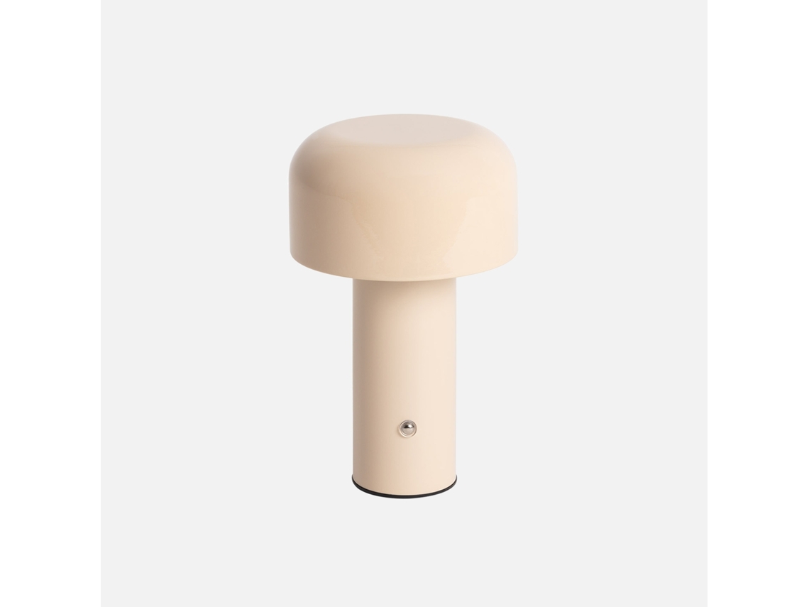 Lâmpada De Mesa Interior Led Metal, 13cm, Beige Sweeek