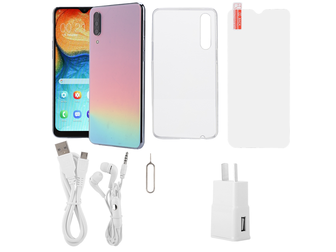 Laxiscreed Smartphone Com Reconhecimento Facial E Digital, Tela Notch Para Uso Diário