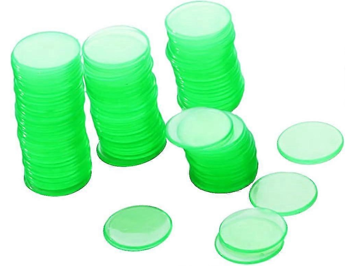 400 Fichas De Plástico Para Poker E Bingo, Pequenas Fichas De Aprendizagem Em Branco Para Jogos. Brilvibera
