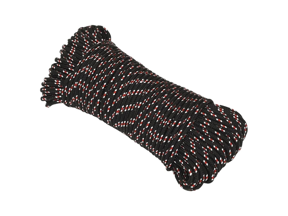 Corda de Barco 5 Mm 50 M Polipropileno Preto HARLANV1