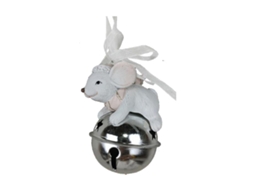 Adorno Natalício DKD Home Decor Rato Resina (7 x 4,5 x 9 cm) (6 Unidades)