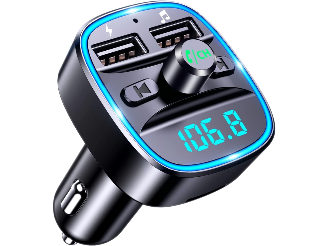 Transmissor Fm Bluetooth 5.3 Veicular, Carga Rápida
