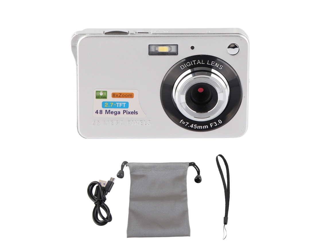 Câmera Digital Compacta, De Bolso, Vlogging E Vídeo Mini - Ideal Para Gravações E Fotografias
