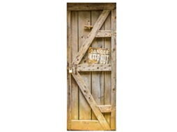 Adesivo para Porta em Madeira Decoração Resistente À Água e Renovação de Tejadilho LAXISCREED