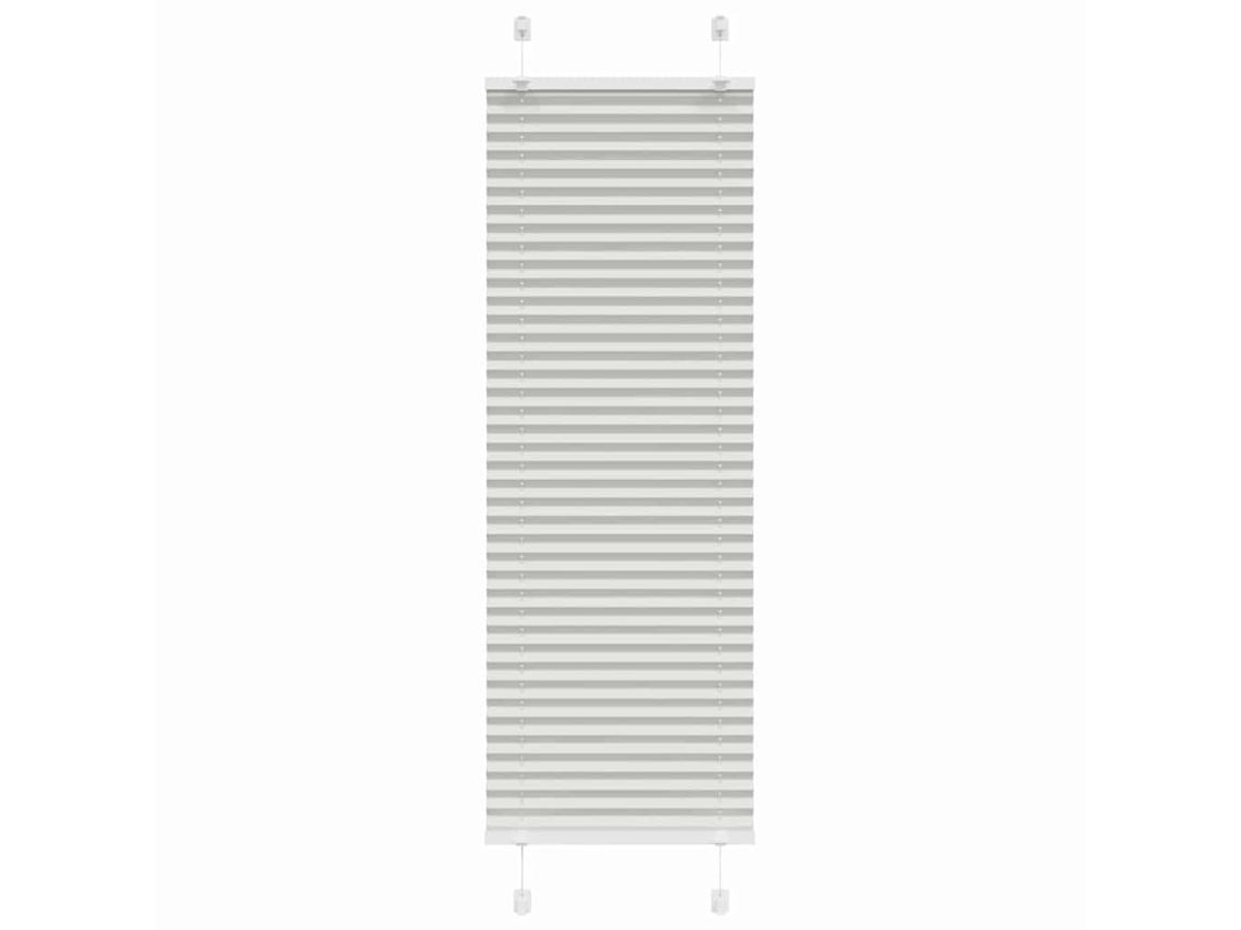 Vidaxl Cinzento Luz Plissada Cega 45x150 Cm Largura Tecido 44,4 Cm