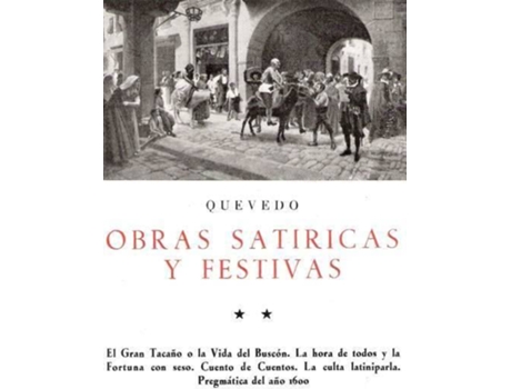 Livro Obras Satíricas Y Festivas Ii de Francisco De Quevedo (Espanhol)