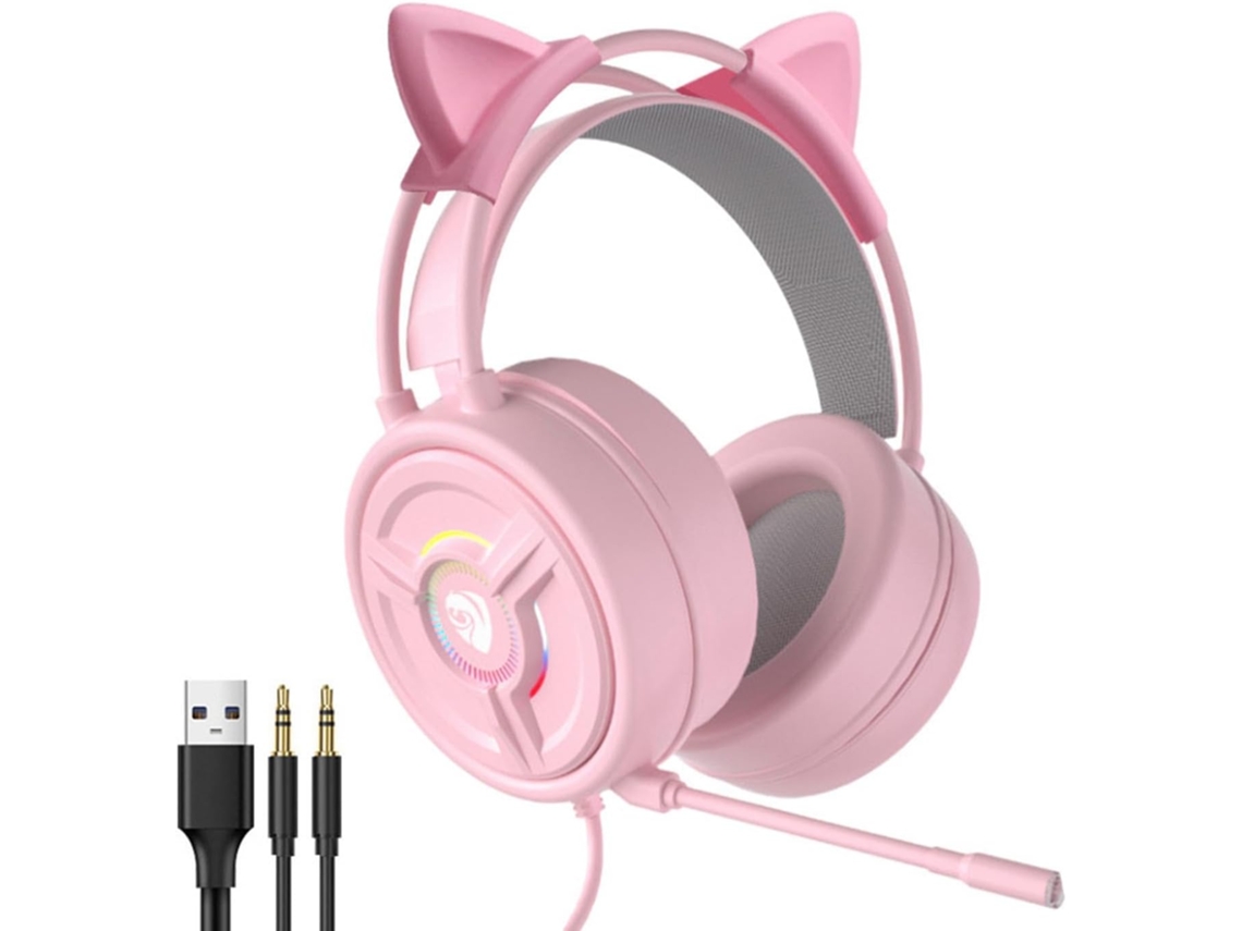 Casque De Jeu Pc Com Micro Integrado, Redução Bruto E Oreillettes Confortáveis Douces. Ideal Para Crianças.