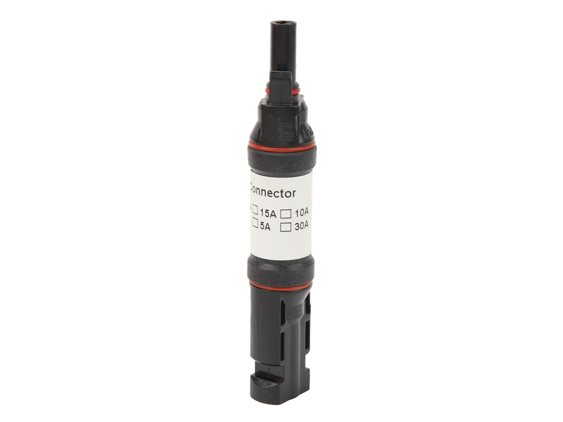 Conector Fotovoltaico (Tensão Suportada 1000v, 20a, Com Fusível E À Prova D'água)