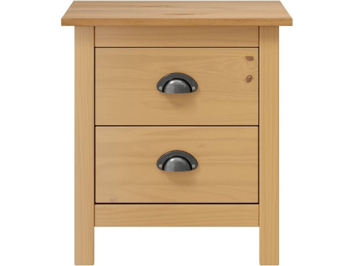 Bedside Cabinet, Bedside Cabinets Vidaxl Marrom Madeira De Pinho (n/a)