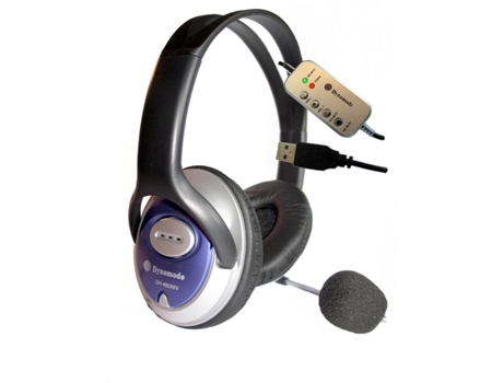 Auscultadores DYNAMODE ClearSound (Com Microfone)