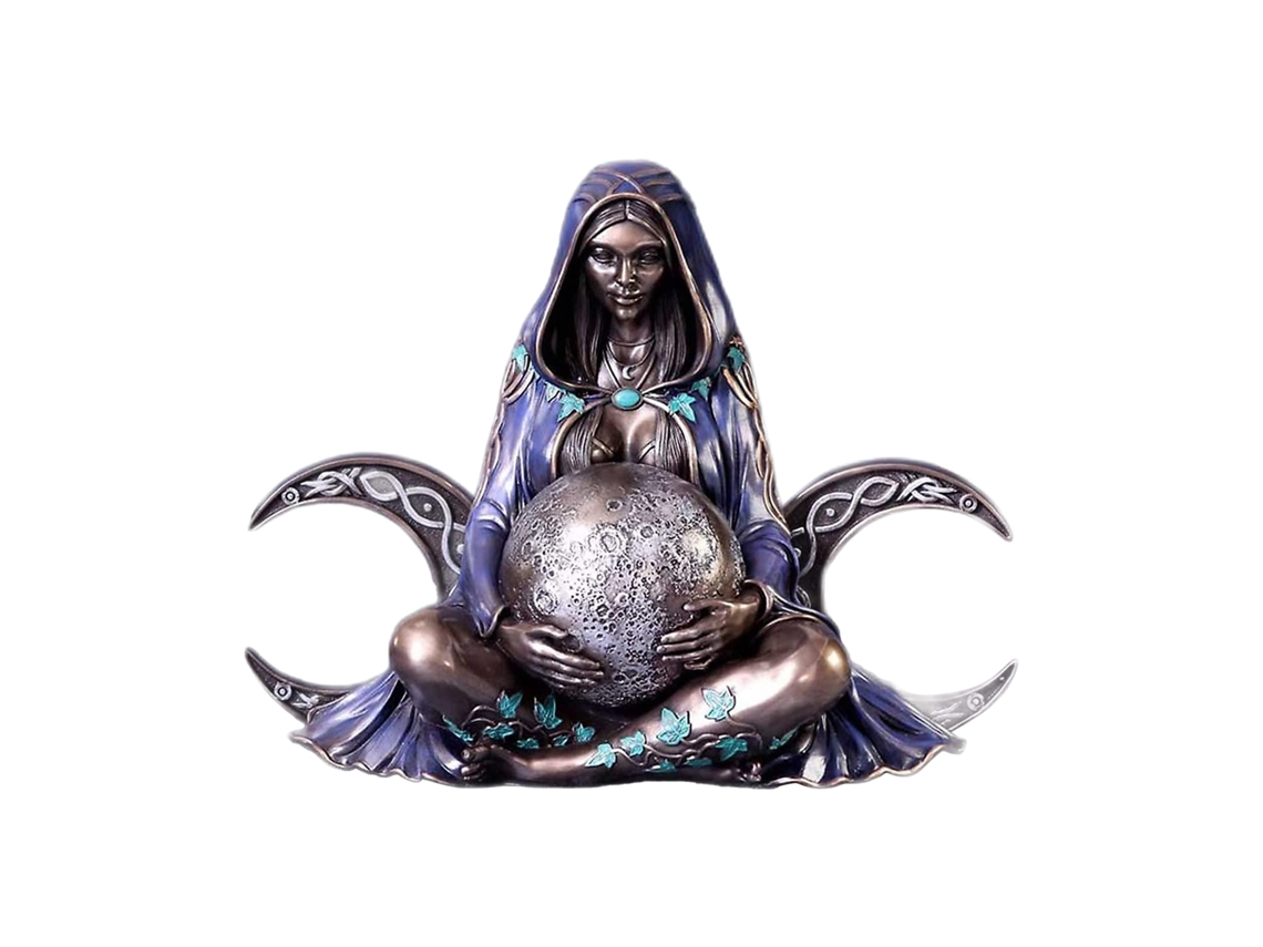 Estátua Decorativa Resina Deusa Terra Mãe Gaia