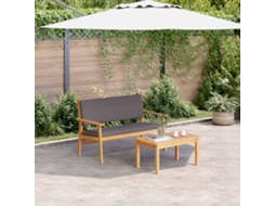Vidaxl Conjunto De Sofá De Jardim 2 Unid. Antracite