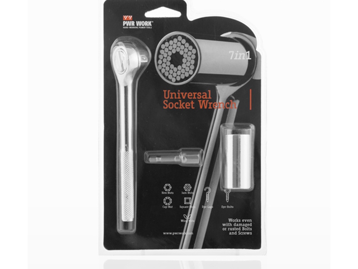 Chave de Tubo Universal 7 em 1 PWR WORK
