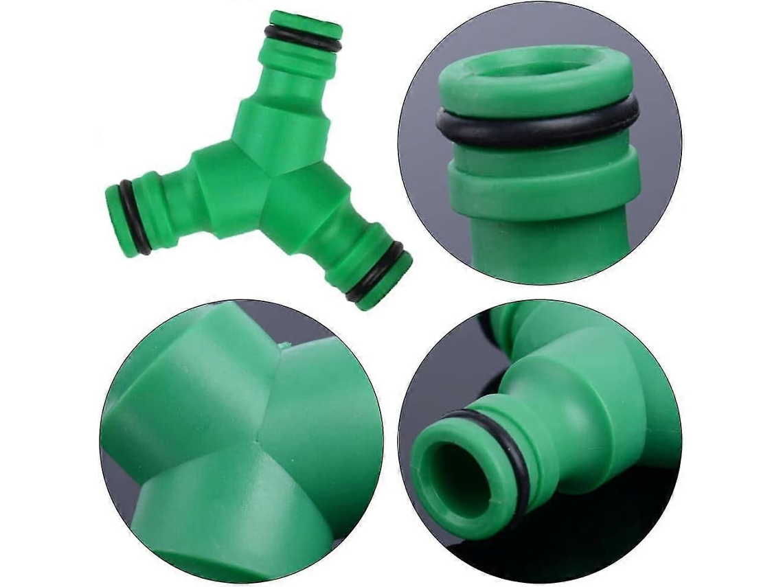 Conjunto De 5 Conectores Rápidos Em Y À Prova De Vazamentos, Com 3 Vias, Para Mangueira, Ideais Para Irrigação