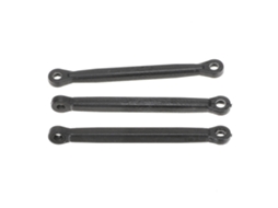 Conjunto de bielas de ligação inferiores para helicóptero RC Eachine E186 E190 E190 Pro E190s MDUG (preto)