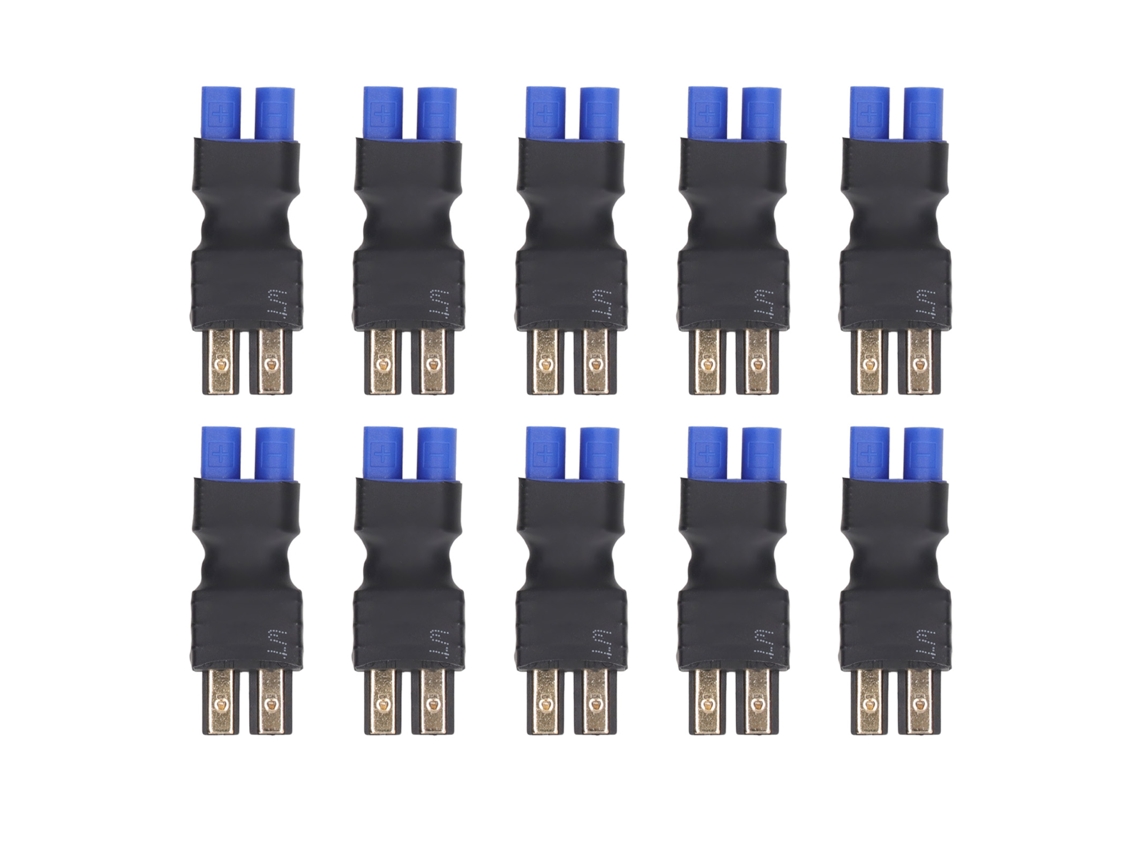 Mali 10pcs Adaptador Ec3 Macho para Fêmea Conector de Bateria Rc para Carros Aviões Barcos Modelos