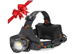 Lanterna Led Recarregável Super Brilhante 230 com Feixe Largo para Capacete HALINUIA