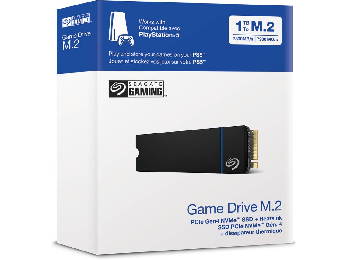 Disco Interno SSD SEAGATE GAMEDRIVE M.2 1TB PS5