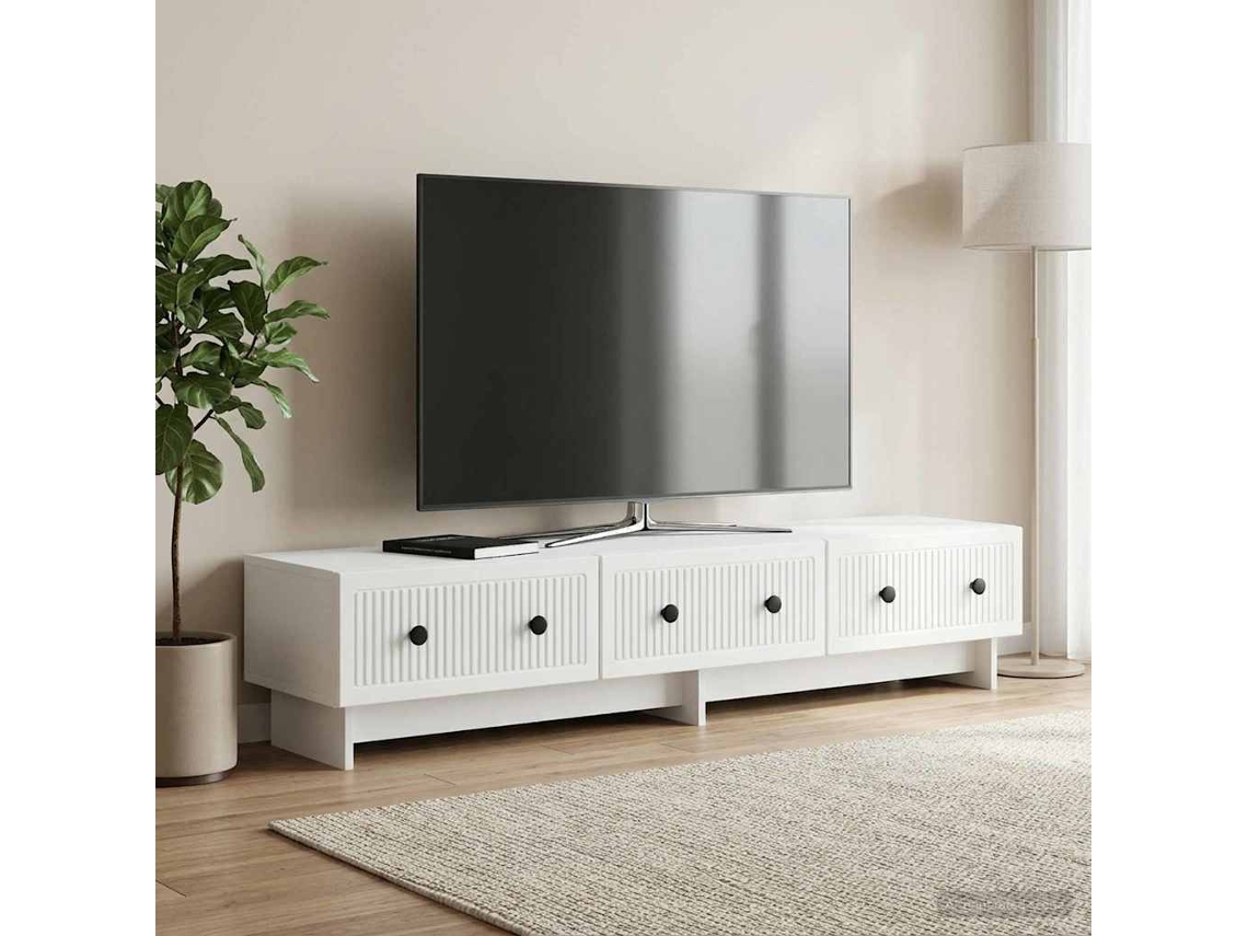 Vidaxl Gabinete para Tv Branco 147 X 34,5 X 30 Cm Derivados de Madeira