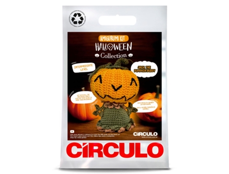 Kit De Crochet Circulo Amigurumi Halloween Collection Abobora Ci476331 1/848614
