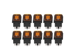 Laxiscreed Interruptor Marine De 2 Posições Com Led, 30a, Para 125v E 250v Ac