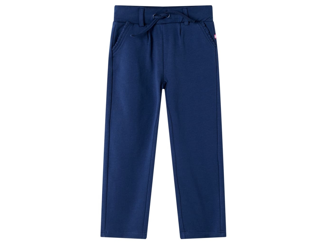 Calças De Criança Com Cordão Azul-marinho 92