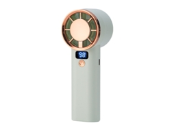 Ventilador Portátil Verde Menta: Resfriamento Portátil Com Bateria De Longa Duração