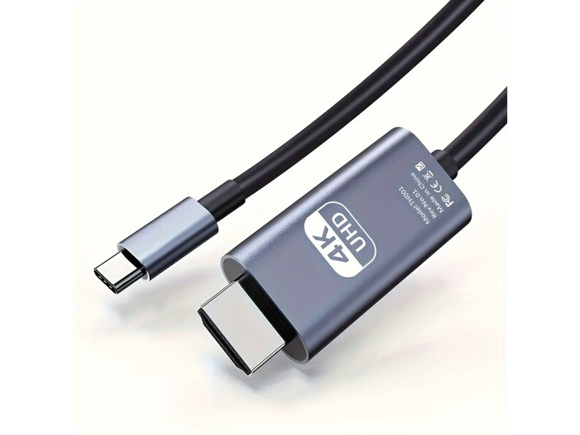 Cabo Usb C Para Hdmi 4k Uhd Compatível Com Thunderbolt. Tadvyyvayotoy
