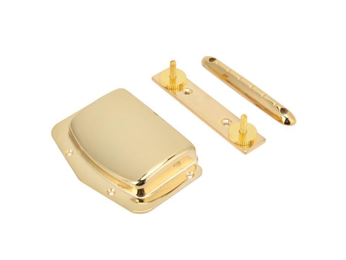 Peças de Guitarra Conjunto de Ponte de Guitarra Ajustável Tipo Fixo Ponte de Guitarra Elétrica Puxando Capa de Ponte