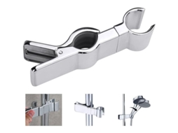 Suporte Para Ducha Deslizante, Suporte Universal De Liga De Zinco Ajustável Sem Furar Para Barras De 20-25mm