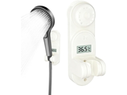 Suporte Para Barra De Chuveiro Com Ventosa Ajustável, Montagem Na Parede Para Chuveiro No Banheiro, Ideal Para Uso