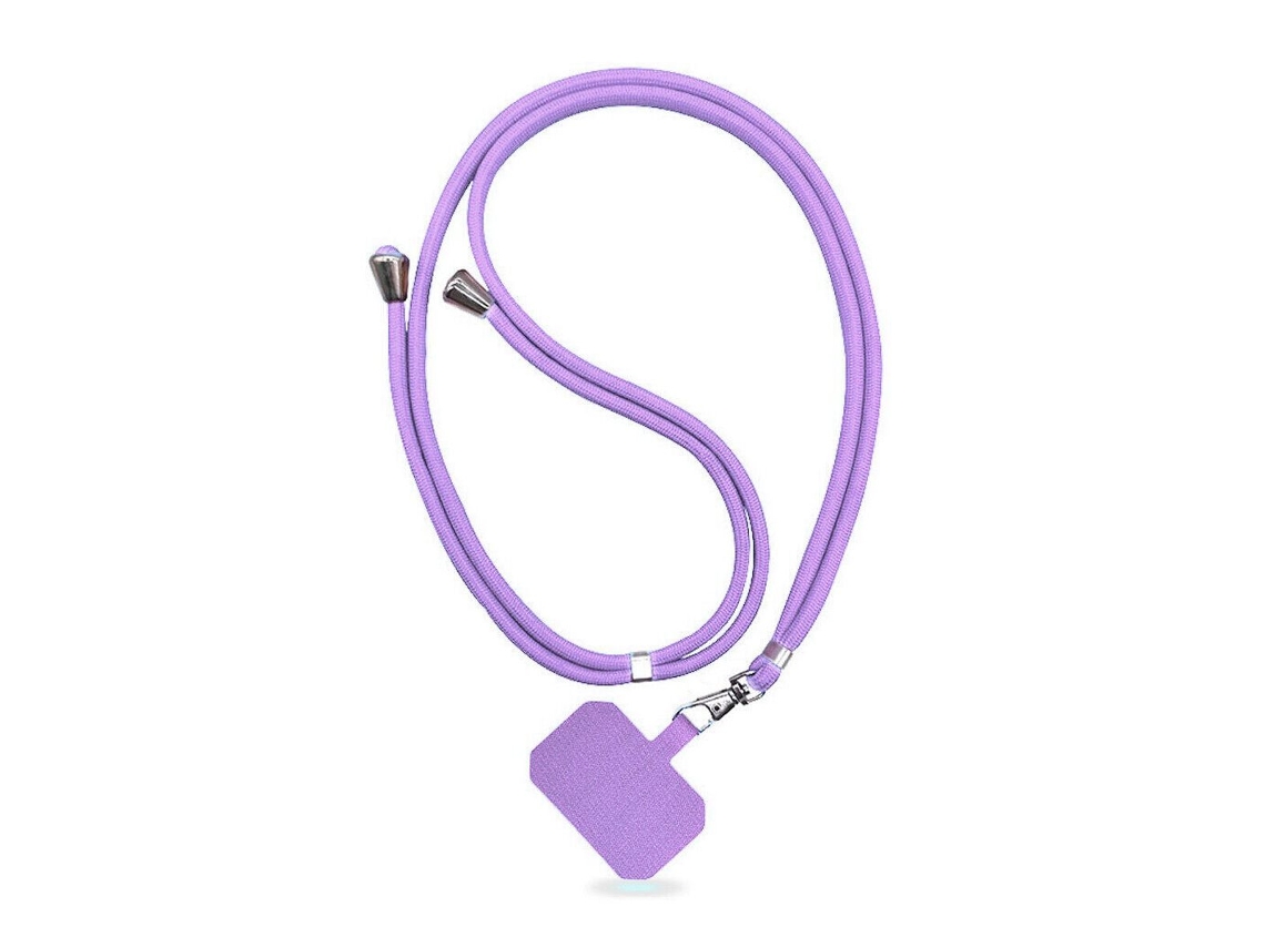 Colar Com Alça Para Celular Ajustável Universal - Roxo